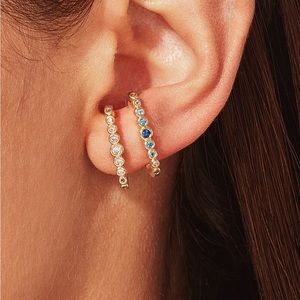 Little Rooms Archer Suspension Earring in Blue